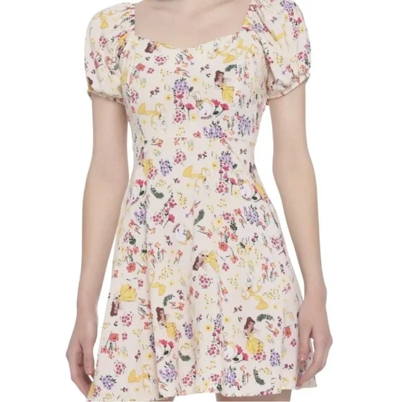 DISNEY BEAUTY AND THE BEAST Belle sweetheart tea dress - Picture 1 of 10